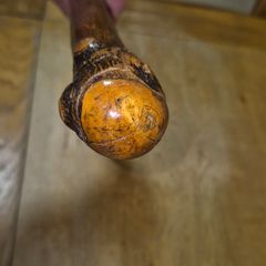 Vintage Handcrafted Irish Blackthorn Shillelagh  50+ Years Old