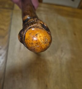 Vintage Handcrafted Irish Blackthorn Shillelagh  50+ Years Old