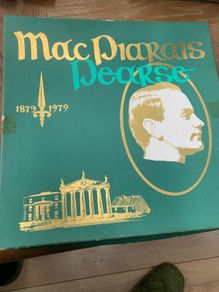 Rare Mac Piarais Pearse"1879-1979" 2 LP Box Set Padraic Pearse Poems and Prose