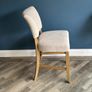 EZ Living Ava Beige Linen Look Fabric Barstool Image 5