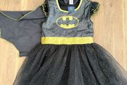 Girls Batgirl fancy dress costume