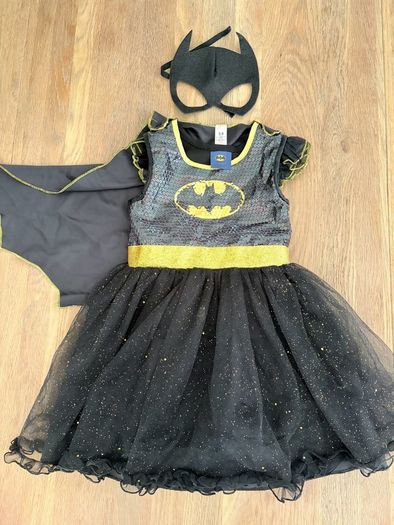 Girls Batgirl fancy dress costume