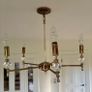 Two brass chandeliers Image 5