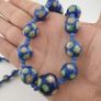 Antique Venetian Style Floral & African Glass Beads Necklace Image 6