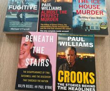 True crime books x 5