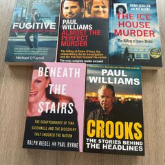 True crime books x 5