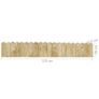 Border Rolls 3 pcs 120 cm Impregnated Pinewood Image 6