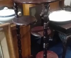 Reproduction Mahogany Plant Table