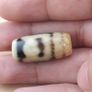 Vintage Amazing Unique Pattern Himalayan Tibetan Agate Bead Amulet Image 3
