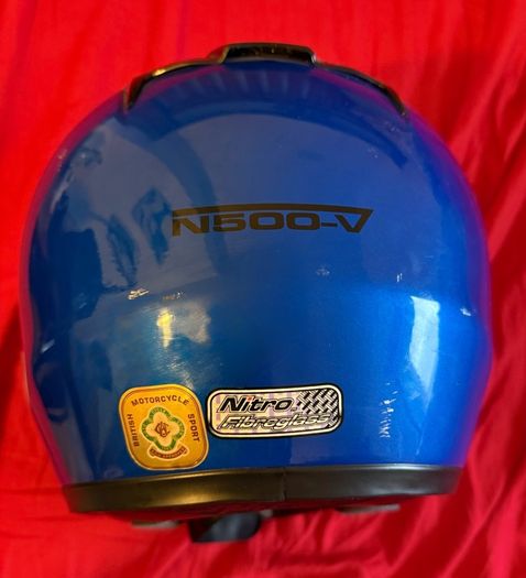 Nitro N500-v Black Motorbike Helmet Xll