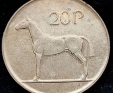 [#403] - Ireland 1994 | 20 Pence | Horse | KM.25 | UNC
