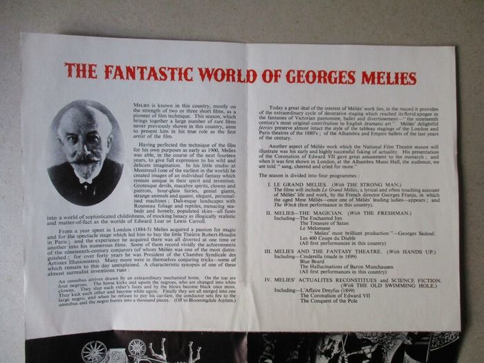 Vintage Film Leaflets