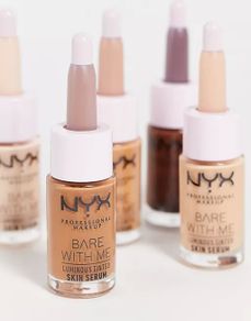 NYX Bare With Me Luminous Tinted Skin Serum Sheer Coverage in shade Medium - New / Boxed