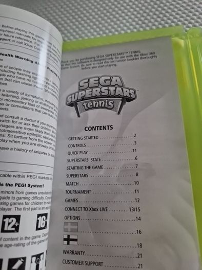 Sega Superstars Tennis Xbox360 Games Original