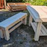 Handmade rustic table Image 8
