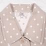 Gerard Darel Beige Cream Polka Dot Tailored Longline Coat Jacket 36-38EU Image 4