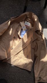 Scotch & Soda SHORT TRENCHCOAT - Summer jacket - desert