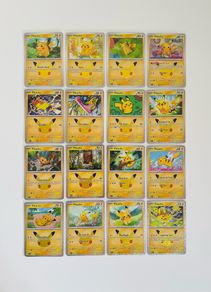 Pokemon 30th Anniversary TCG Pikachu Cards Lot English