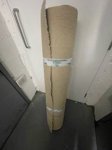 Carpet off-cut Beige/Cream color 480cm long x 116cm wide