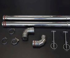 Grant 2m adjustable plume diverter kit & 2 Grant 45 elbows