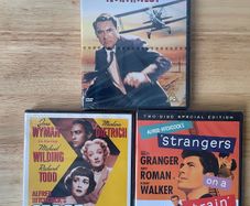 Alfred Hitcock DVDs -classic movie bundle -3 brand New