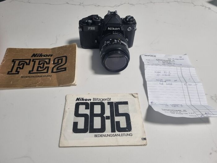 Nikon FE2 Bundle - fully tested and working vintage 35mm camera