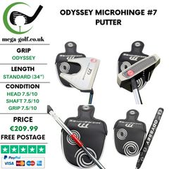 Odyssey Microhinge #7 Putter / 34