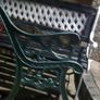 iron cast garden bench sides Image 3