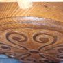 Heavy Celtic Oak Sculptures Bog Oak Style Relief Carvings Image 3