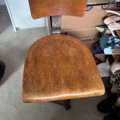 vintage singer factory chair 1920s