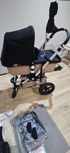 bugaboo cameleon. black and cream. full kit, everything like new.