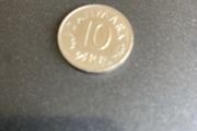 1986 Denmark coin - 10 Ore