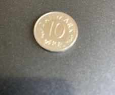 1986 Denmark coin - 10 Ore