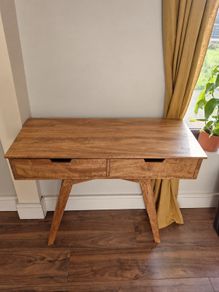 Wooden console table