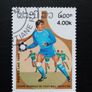 Laos 1986 World Cup (Mexico) vintage stamps set issue Image 4