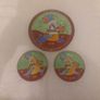 2 X Vintage/Antique Hand Painted Japanese Samurai China Soucer and plate Image 3