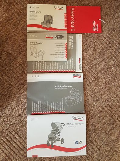 Britax Affinity Travel System 3 in 1 + Extras