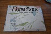 Vintage Flannelback Vinyl Tablecloth