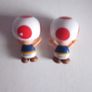 Super Mario Jakks Two Toad Figures 2" Image 2