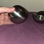 Vintage Georg Jensen Denmark Pair of Stainless Steel "Bloom" Tealight holders Image 5