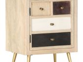 Bedside Cabinet 40x30x50 cm Solid Mango Wood
