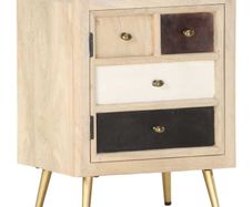 Bedside Cabinet 40x30x50 cm Solid Mango Wood