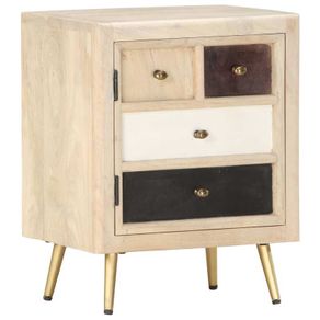 Bedside Cabinet 40x30x50 cm Solid Mango Wood