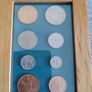 Vintage Ireland coins in a 19cm x 13cm frame from the half crown to the halfpenny genuine Irish coins FREE STANDARD POSTAGE INCLUDED Image 3