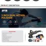SPTA 5inch 750W Dual Action Polisher Orbit 15mm Auto Polisher DA Car Polisher Home DIY Polisher with Waxing Polishing Pads Set Image 2