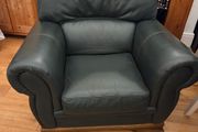 Leather armchair