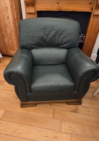 Leather armchair