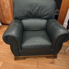 Leather armchair