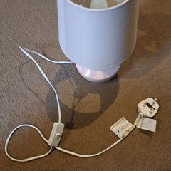 White and Pink Lamp