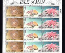 1994 Isle of Man Europa Discoveries of Edward Forbes (marine biologist) Commemorative Stamp Sheetlets Mint Never Hinged (MNH).
